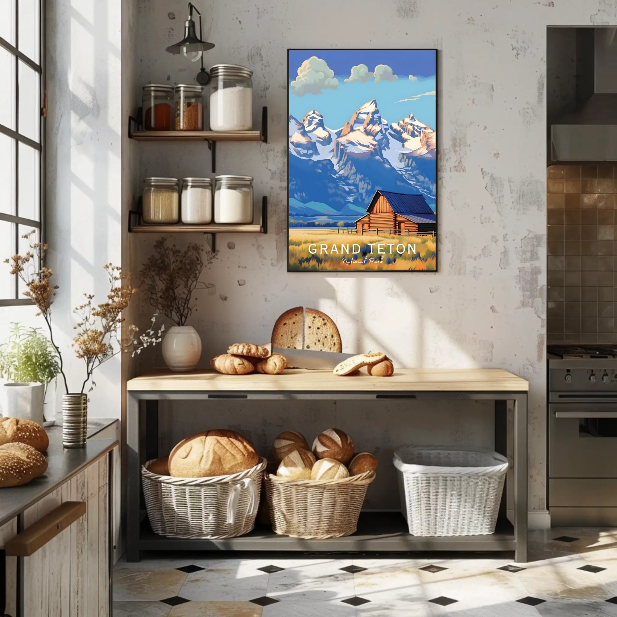 Grand Teton Scenic National Park Poster