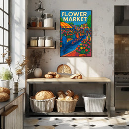 Flower Market Extravaganza Poster