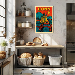 Bonn Cityscape Poster
