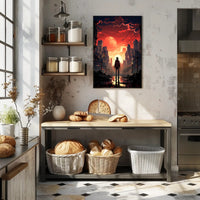 Dystopian Sunset Poster