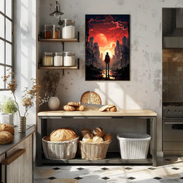 Dystopian Sunset Poster