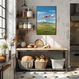 Soaring Over Scenic Landscapes Poster PosterGoat