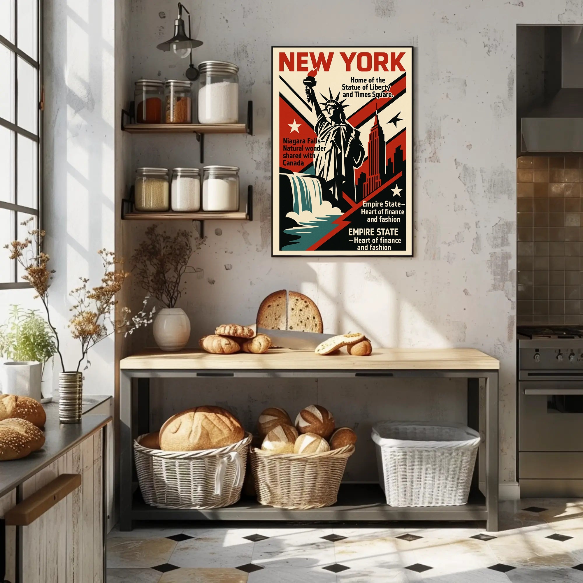 New York Icons Poster