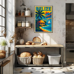 Belize Tropical Escape Poster