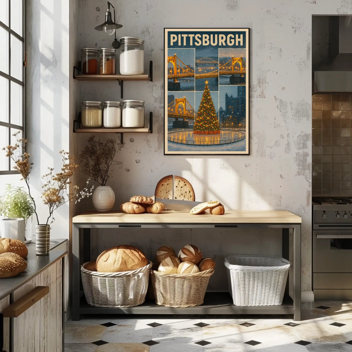 Winter In Pittsburgh Poster