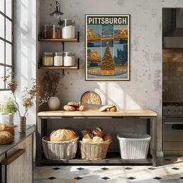 Winter In Pittsburgh Poster