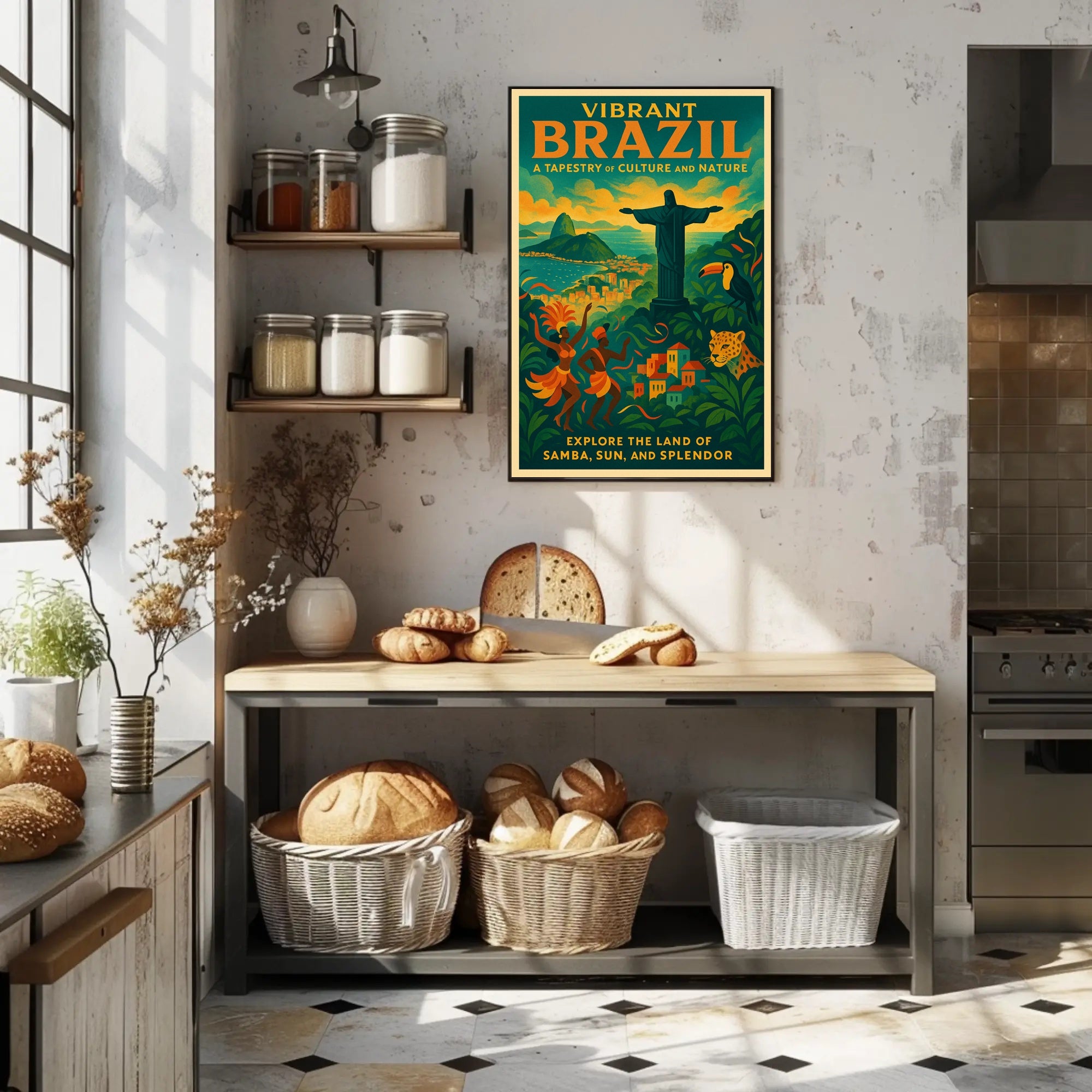 Vibrant Brazil A Tapestry Of Culture Poster