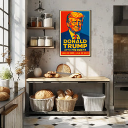 Donald Trump 47th President Poster