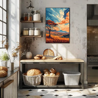 Serengeti Sunrise Poster