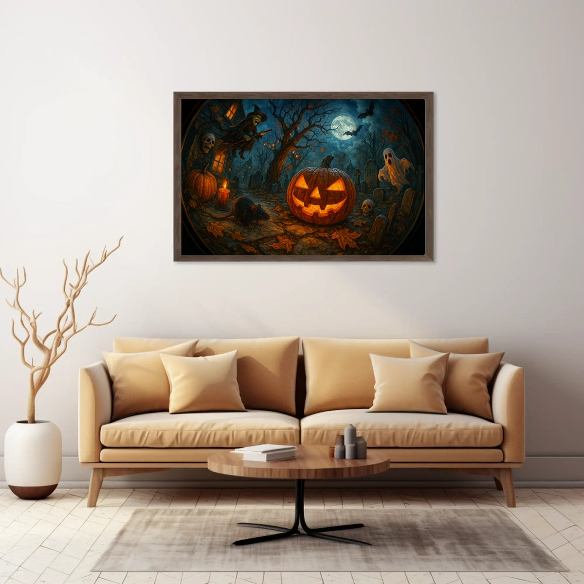 Halloween Urban Night Gothic Poster