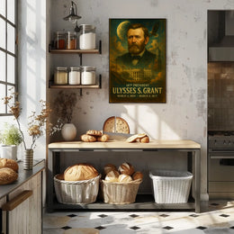 Ulysses S. Grant 18Th President Poster