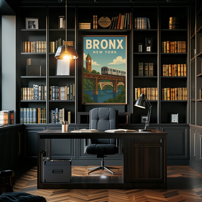 Bronx Bound: Crossing the Harlem River New York Poster