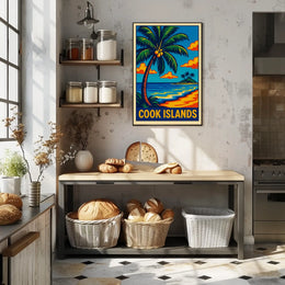 Tropical Paradise Cook Islands Poster