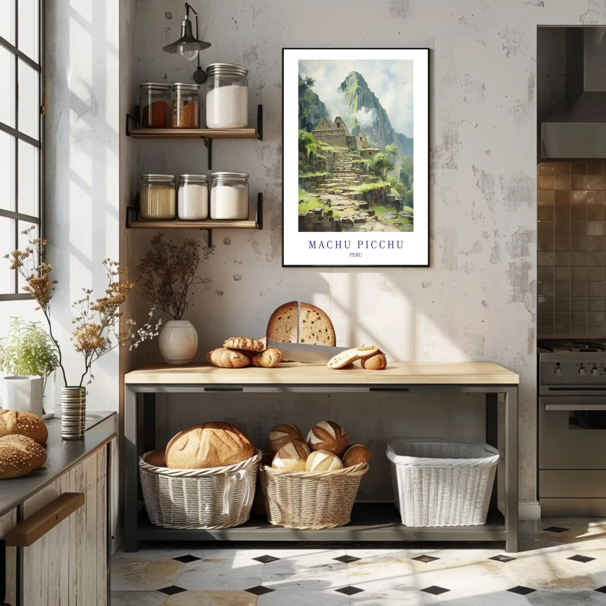 Machu Picchu Journey: Serene Beauty Travel Poster PosterGoat