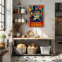Giuseppe Verdi A Vibrant Tribute Poster