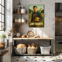 Jim Thorpe Legendary Athlete Poster