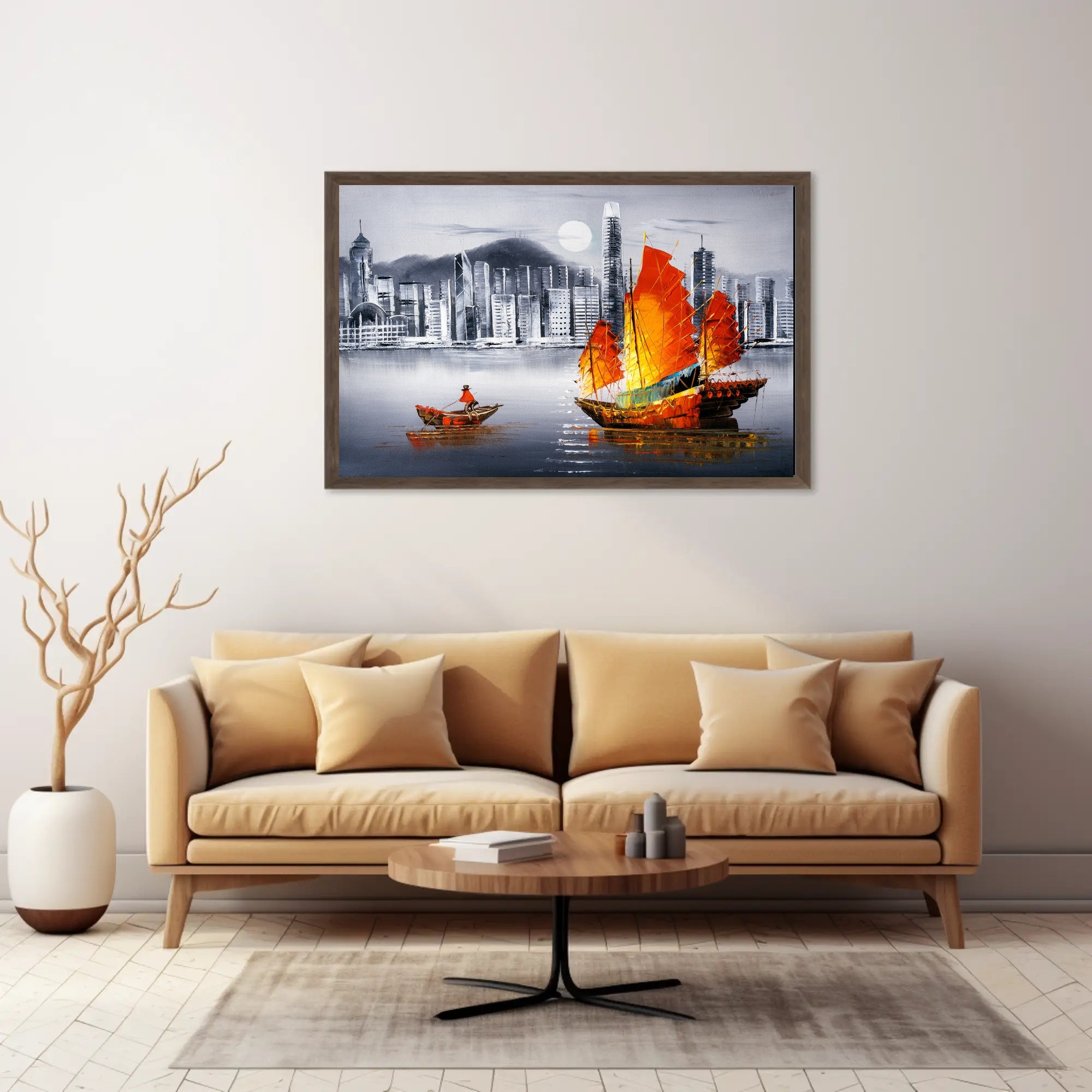 Harmony of Tradition and Modernity Poster