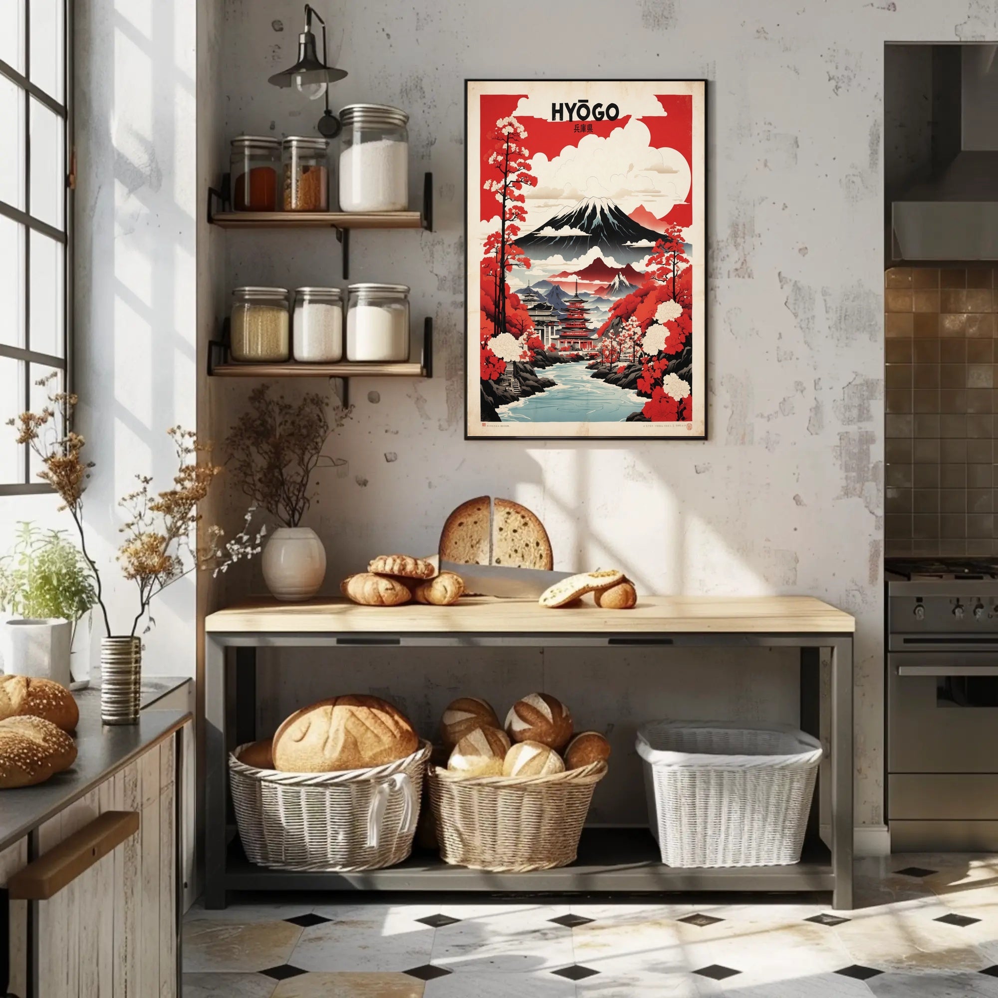 Hyogo Historical View Serene Cultural Heritage Poster