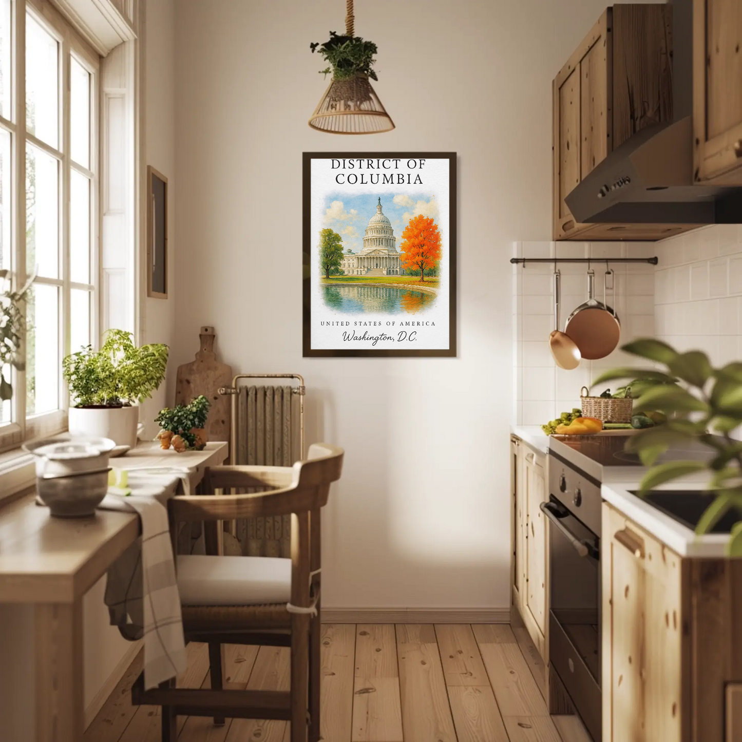 District of Columbia, Washington, D.C. Signature Series Vintage Travel Poster