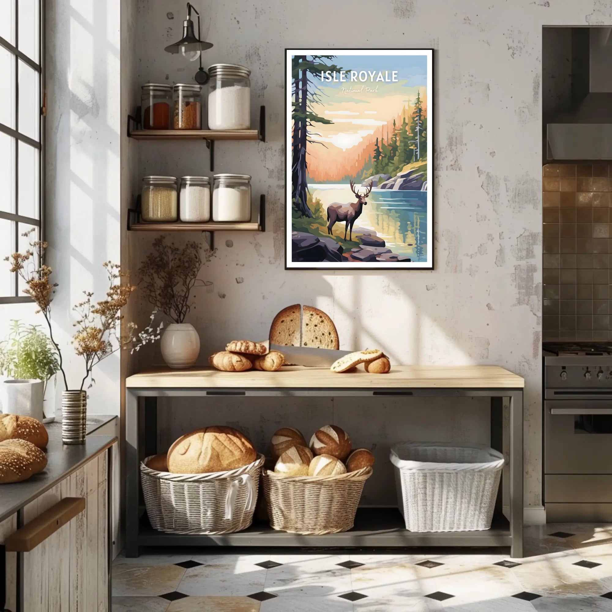 Isle Royale National Park Scenic Poster Print