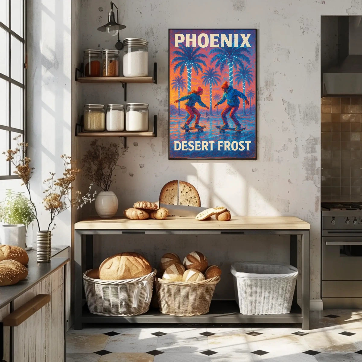 Phoenix Desert Frost Poster
