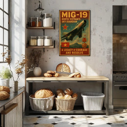 MiG-19 North Vietnams Sky Guardian Poster