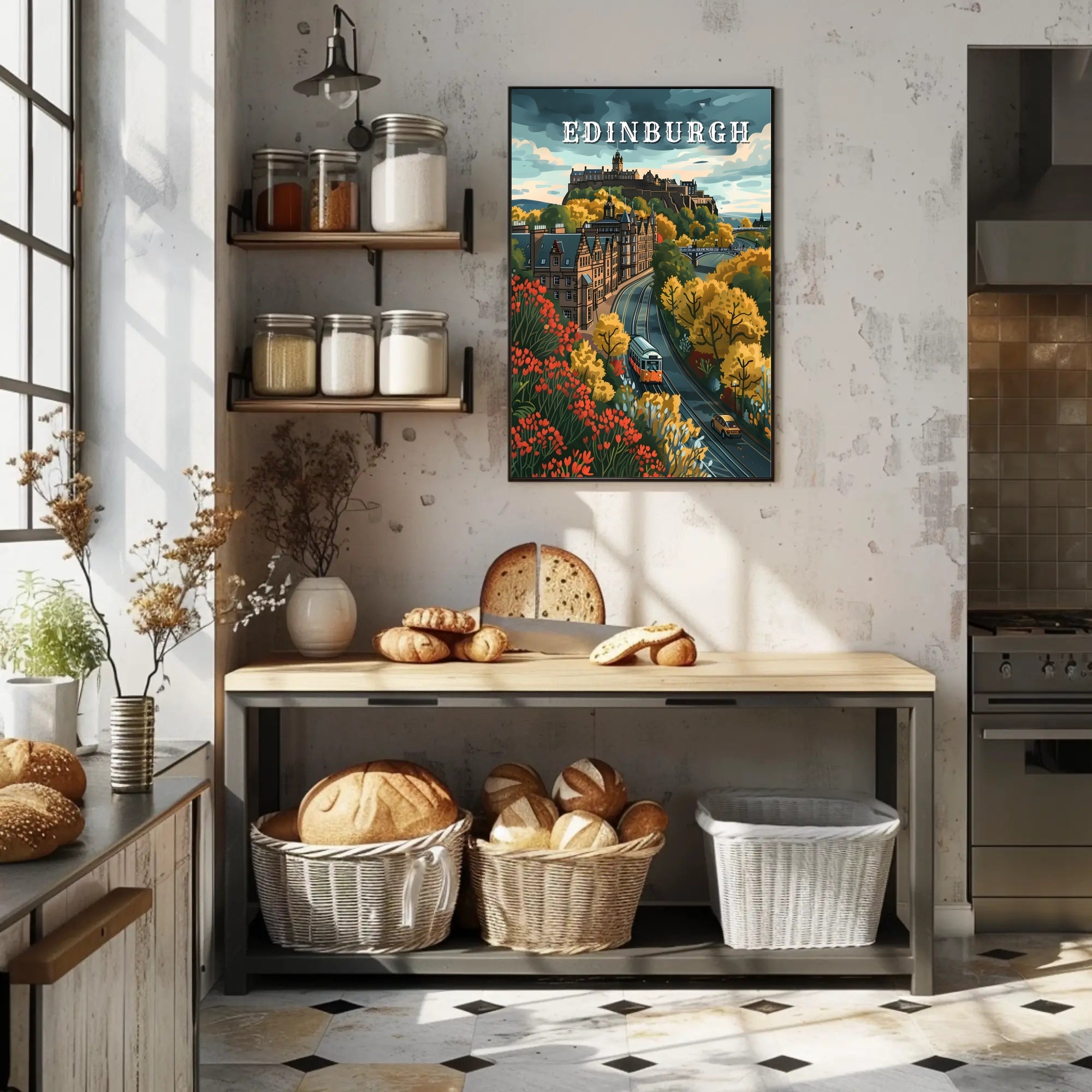 Autumn in Edinburgh Poster