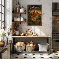 Los Angeles The City Of Angels Poster