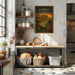 Los Angeles The City Of Angels Poster