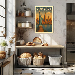 New York City Skyline Poster