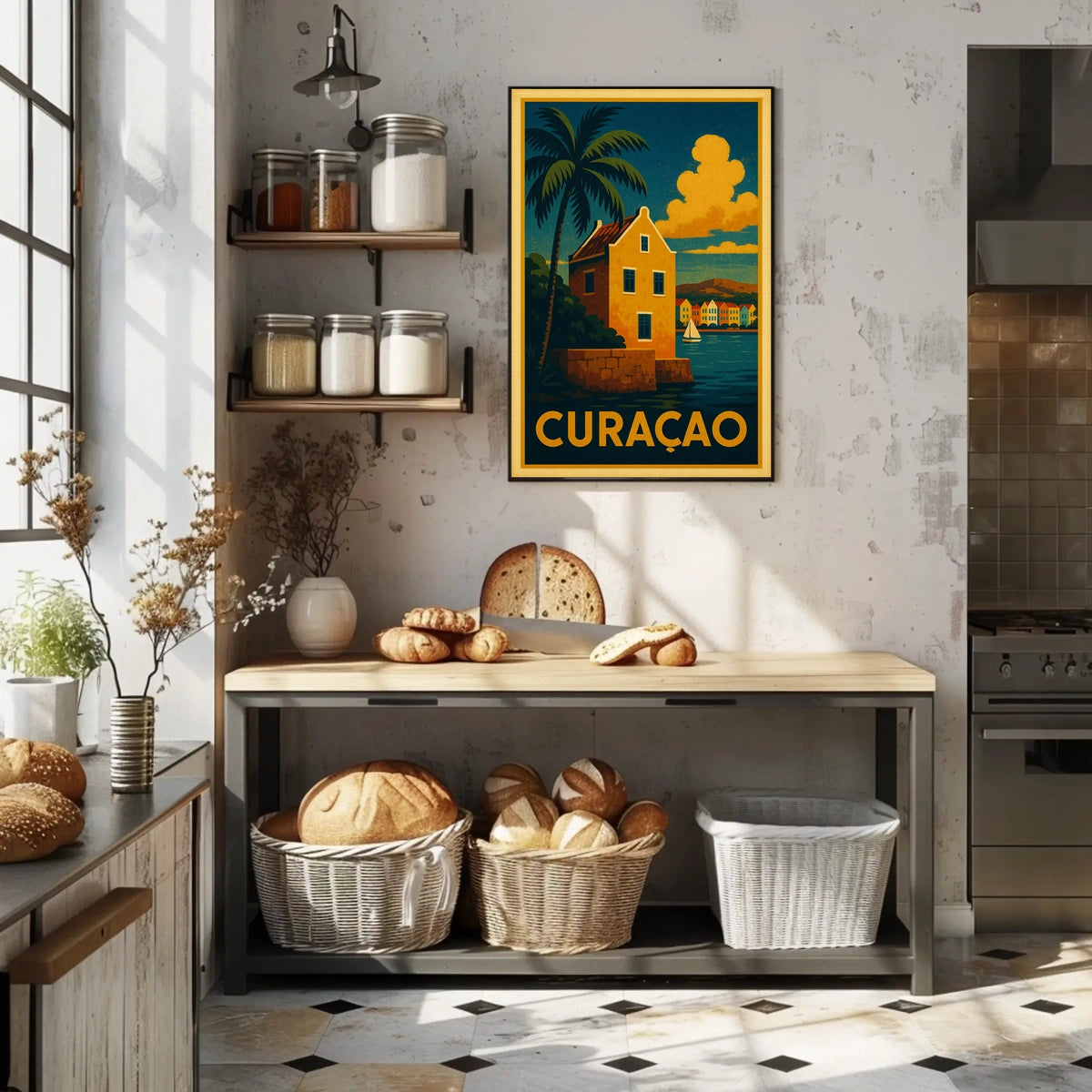 Curacao Travel Poster