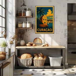 Curacao Travel Poster