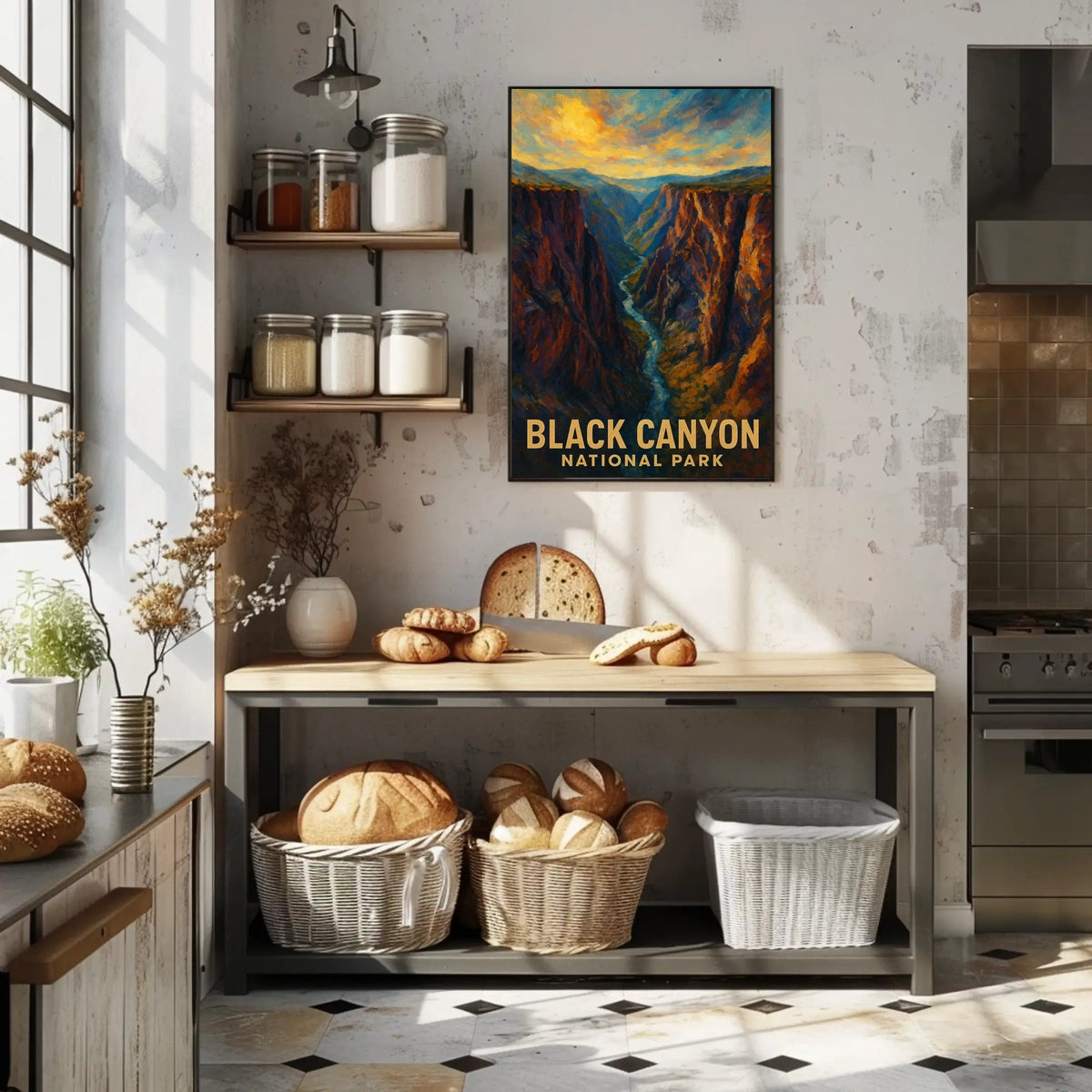Black Canyon National Park Poster Museum Quality Art Print
