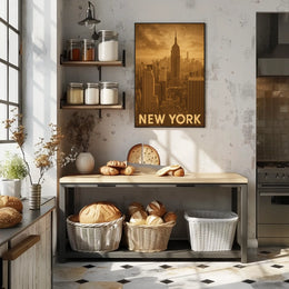 New York Skyline Poster