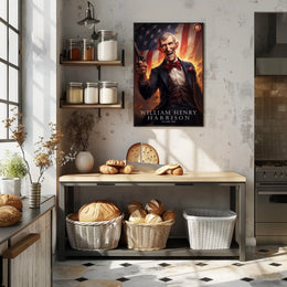 William Henry Harrison Tribute Poster
