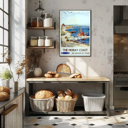 The Moray Coast See Britain By Train Poster