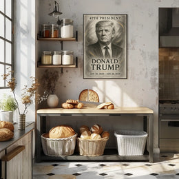 Donald Trump 47th President Poster
