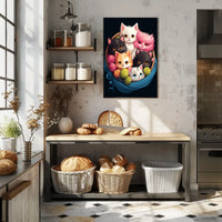 Basket Of Kittens Poster