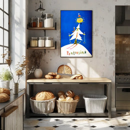 Pontresina Winter Wonderland Poster