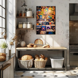 Vibrant Vinyl Collection Poster