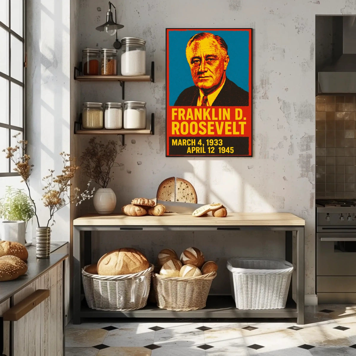 Franklin D. Roosevelt Presidential Poster