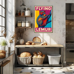 Flying Lemur Poster