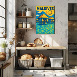 Maldives Paradise Poster