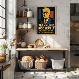 Franklin D. Roosevelt 32Nd President Poster