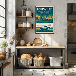 Discover Louisville, Kentucky Poster