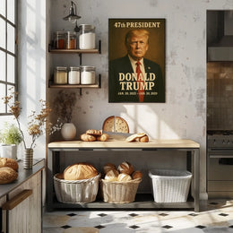 Donald Trump Visionary Leader Photography Realism Patriotic Collector Tribute Edition Poster