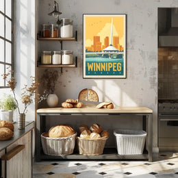 Winnipeg Skyline Poster