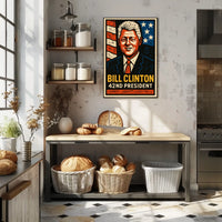 Bill Clinton 42nd President Poster