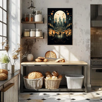 Moonlit Metropolis Poster