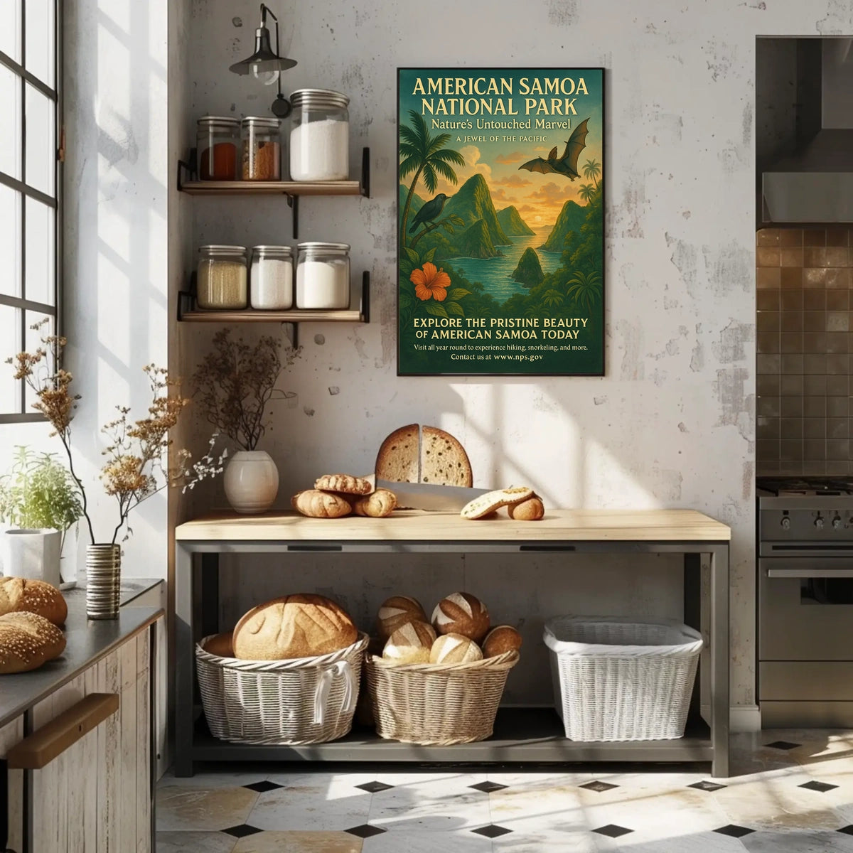American Samoa National Park Natural Haven Poster
